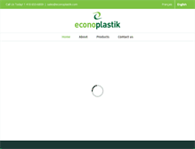 Tablet Screenshot of econoplastik.com